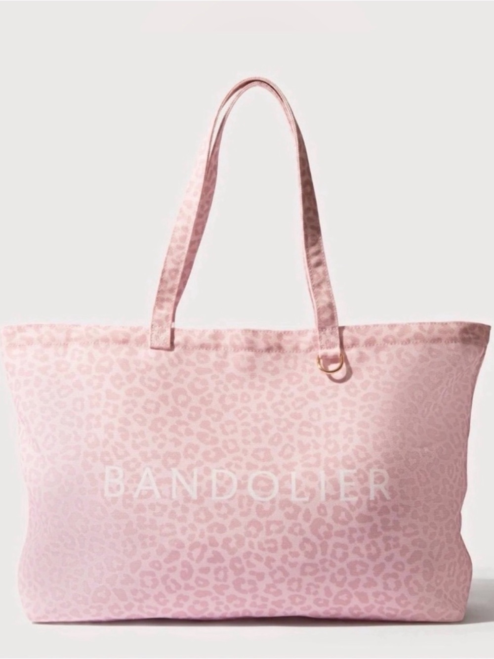 Bandolier Pink Leopard Tote